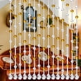thumbnail image 1 of Crystal Glass Bead Curtain Luxury Living Room Bedroom Window Door Wedding Decor, 1 of 6