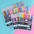 thumbnail image 1 of 12/24/36/48Pcs Color Glitter Fluorescent Highlighter Drawing Marker Write Pens, 1 of 7