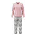 thumbnail image 2 of Pijama Simply Basic para Dama Playera Manga Larga con Pantalón Multicolor Talla G 2 Piezas, 2 of 4