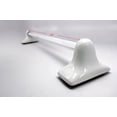 thumbnail image 2 of Tenedos Towel Bar Glazed Ceramic Bathroom Accessory Kit (White), 2 of 5