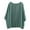 Green, variant on Cotton Linen Shirts for Women 3/4 Batwing Sleeve Round Neck Cape Blouse Casual Tunic Tops Shirts