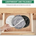 thumbnail image 4 of 3 Pcs Pop Up Laundry Hamper, 2 Compartments Collapsible Mesh Laundry Basket, 4 of 7