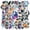 4A-50pcs, variant on 35pcs-50pcs Fierce Stickers Wolf Nature Wolf Stickers Lunar Stickers for Guitars Luggage Notebooks