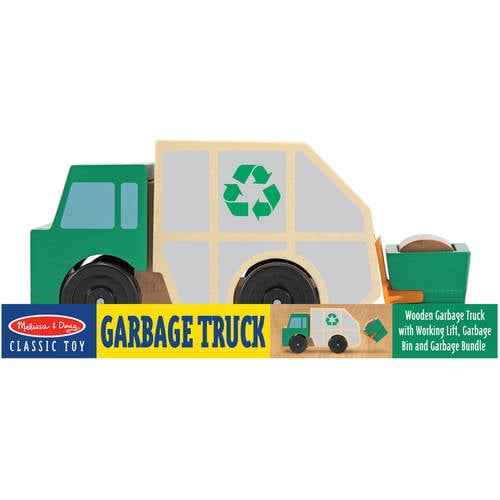 melissa and doug mighty builders garbage truck