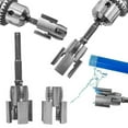 thumbnail image 1 of Rewenti 2set of PVC Pipe Internal Thread Cutter PVC Water Pipe Thread Opener Double Ended Design for Electric Drills and Hand Tools Sanitary Accessories, 1 of 8