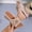 Beige, variant on Women Shoes for Women Open Toe Platform Slide Sandals Women Summer Sandals for Women Comfortable Wide Feet House Shoes for Women Breathable Perforated Faux Leather Wedge Heel Slip On Mules 3D Floral