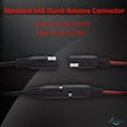 thumbnail image 6 of OPAL- Waterproof Motorcycle Usb Charger Sae To Usb Cable Adapter Socket Battery, 6 of 6