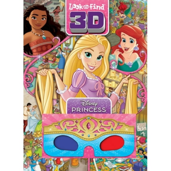 PHOENIX INTL: Disney Princess: Look and Find 3D (Hardcover)