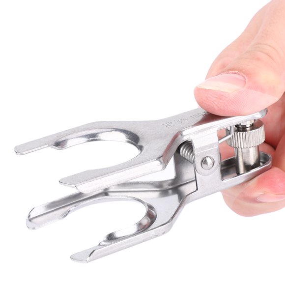 Glass Ball Clamp,Stainless Steel Lab Clamp Clamp Lab Pinch Clip Professional Grade