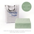 thumbnail image 4 of 100% Pure Linen Duvet Cover with Button Closure and Corner Ties Soft & Breathable - Sage Full/Queen, 4 of 6