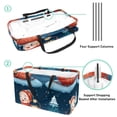 thumbnail image 4 of Christmas sled Large Capacity Reinforced Oxford Cloth Storage Bin - Reusable, Foldable Picnic Baskets, Decorative Box, and Tote Bag, 4 of 7