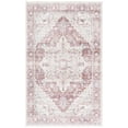 thumbnail image 2 of SAFAVIEH Arizona Alaia Medallion Polyester Area Rug, Rust/Beige, 6' x 9', 2 of 13