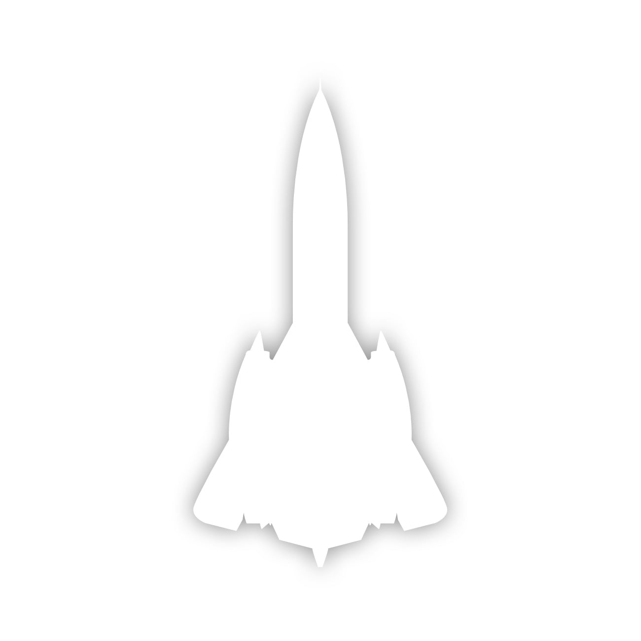 SR-71 Blackbird Sticker Decal Die Cut - Self Adhesive Vinyl