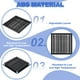 thumbnail image 3 of Rejilla de Ventilación de Plástico Uxcell de 12x12 Pulgadas, Ventilación de Aire Ajustable, Rejillas de Filtro de Ventilación Removibles, Rejilla de Aire de Suministro, Negra, 3 of 7
