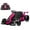 Rose red, variant on Juiluna 24V Electric Go Kart for Kids,Powerful Drift Kart with 2 * 150W Motors, Adjustable Seat, 8mph Speed, Blue tooth, Led Lights ,Outdoor Riding Toy for Children Ages 6-15,