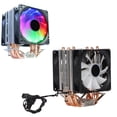 thumbnail image 1 of Ventilador de computadora de escritorio ventilador de CPU Operación silenciosa ampliamente compatible Flujo de aire preciso con luz RGB para LGA 1155 para LGA775 para ANGGREK Otros, 1 of 8