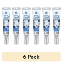 (6 pack) GE Seal Interior Kitchen & Bath, Pack of 1, Clear 2.8 oz Tube
