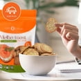thumbnail image 3 of Carbolicious Low Carb Melba Toast, Onion & Garlic Flavor, Crunchy Keto Snack Crackers, High Fiber, 4 oz Pouch, 3 of 6