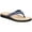 Navy, variant on Womens Stevie Printed Open Toe Thong Sandals