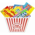 thumbnail image 7 of Novelty Place Plastic Red & White Striped Classic Popcorn Containers for Movie Night - 9.25" Square x 5.9" Deep (4 Pack), 7 of 7