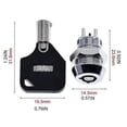 thumbnail image 4 of Tubular for Key Elevator Lock Switch 12mm Stainless Steel Telephone Lock with 2, 4 of 5