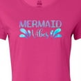 thumbnail image 4 of Inktastic Mermaid Vibes Text in Blues Women's T-Shirt, 4 of 5
