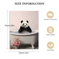 thumbnail image 2 of COMIO  Funny Bathroom Wall Decor Happy Giant Panda In A Bathtub Cute Animal Canvas Art Print For Kids Bathroom Farmhouse, 2 of 5