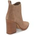 thumbnail image 5 of Vince Camuto Gabeena Tuscan Taupe Suede Block Heel Western Style Ankle Booties (Tuscan Taupe, 11), 5 of 6