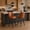 Brown, variant on LQLI Bar Stools Set of 2, Commercial Grade Swivel Bucket Seat Counter Height Stools with Backrest, Adjustable Padded Barstools with Metal Base for Home Bar, Restaurant &Café Assembly Required