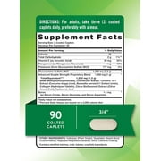 Glucosamine Chondroitin MSM Complex | 90 Caplets | Double Strength Supplement | Non-GMO, Gluten Free | by Natures Truth