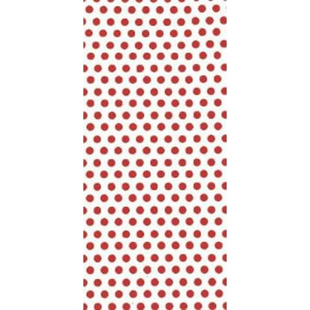 - Red and White Polka Dot Cello Bags - Food & Party Favor Treat Bags -12ct