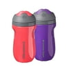 Tommee Tippee Insulated Sippee Toddler Sippy Cup, Spill-Proof ? 12+ Months, 2 Count Color: Purple & Raspberry