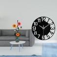 thumbnail image 2 of Soporte de papel higiénico,Soporte para toallas de papel de encimera,Reloj de pared grande,Reloj de pared acrílico silencioso y moderno,Reloj de pared grande para oficina,silencioso,fácil de, 2 of 8