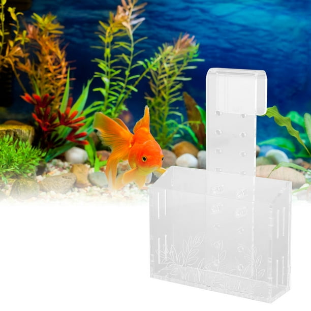 Aquarium Plant Pot, Aquarium Aquatic Planter Transparent Acrylic