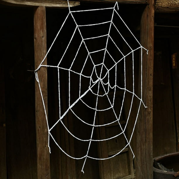 Hot Sale 1pc Black White Creepy New Giant Spider Web Halloween Decoration Spider Web Party Bar Gift Walmart Com Walmart Com