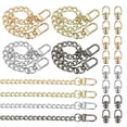 thumbnail image 1 of 7.9" Flat Purse Chain, 8 Pack Chain Purse Strap Handbag Chains Crossbody Straps Extender with D-Rings for Tote Wallet Clutch Satchel Short Bag, 4 Colors, 1 of 7