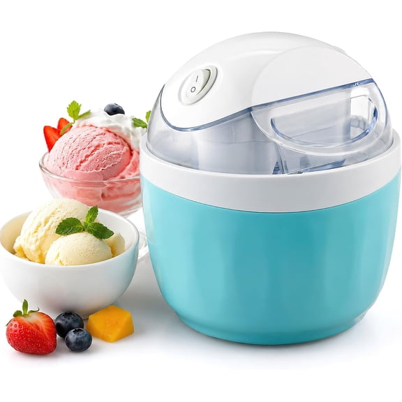 Swirl Cup Electric Ice Cream Maker, 17 Oz Mini Freezer Bowl Machine with One Touch Mixing