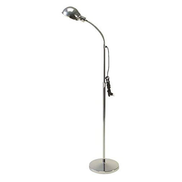 Gooseneck Floor Lamp Chrome Height Adjustable 60 Watt Max 1697 1 Com Gooseneck Floor Lamp Chrome Height, Gooseneck Floor Lamp Led