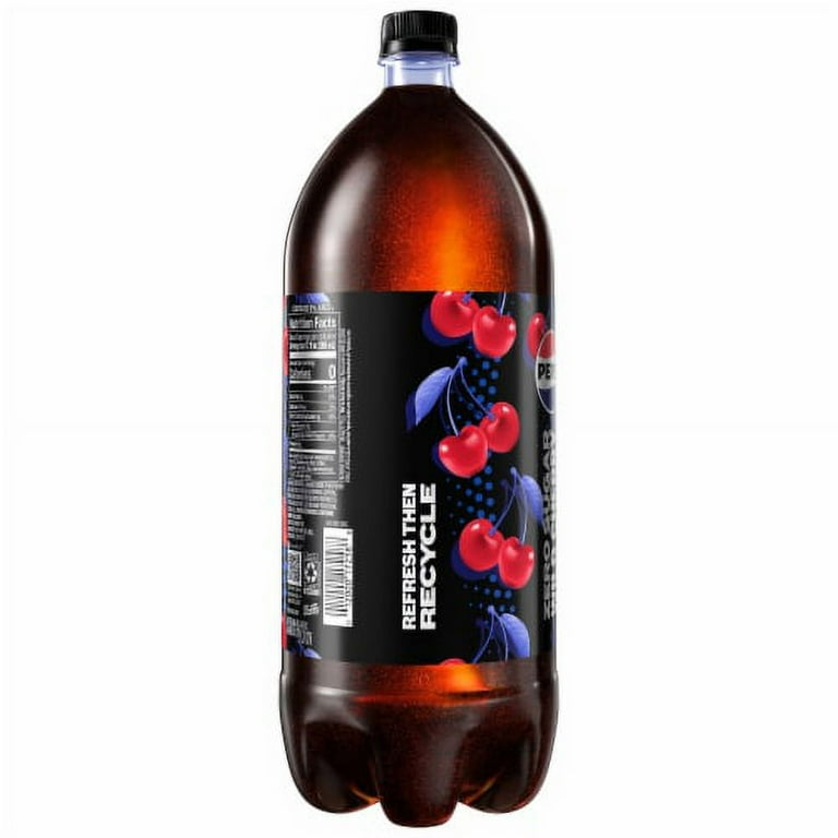 Pepsi, Wild Cherry Zero Sugar Soda, 2-Pack 2L Bottles - Walmart.com