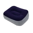 thumbnail image 1 of harper Foot Pad for Airplane Inflatable Travel Foot Rest Pillow Comfortable Concert Mat Blue Gray, 1 of 10
