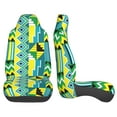 thumbnail image 2 of LAKIMCT African Style Pattern Car Seat Covers Vehicle Front Seat Covers Universal Fit Seat Protector, 2 of 9