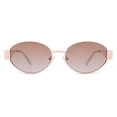 thumbnail image 4 of Gafas de Sol SOJOS Retro Ovaladas UV400 para Mujer Oro Rosado/Rosa, 4 of 7