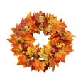 thumbnail image 2 of Fall Wreath for Front Door Thanksgiving Decorations Autumn Harvest Sunflower Wall Hanging for Farmhouse Indoor Outdoor Window Wall Porch Decor by MPOISVA, 2 of 8