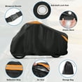 thumbnail image 3 of Unique Bargains 90.55' Length Motorcycle Cover Motorbike Cover All Season Waterproof Outdoor Rain Dust Sun Protection, 3 of 7