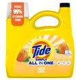 thumbnail image 1 of Tide Simply All-In-One Liquid Laundry Detergent, Orange Blossom Scent, 4.16 Litres, 107 Wash Loads, 1 of 14