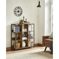 thumbnail image 2 of Bookshelf, Bookcase, 9 Cubes Storage Organizer, Industrial Open Display Shelf, for Bedroom, Office, 2 of 7