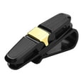 thumbnail image 2 of Cheers.US Glasses Holders for Car Sun Visor, Sunglasses Holder Clip Hanger Eyeglasses Mount, Double-Ends Clip and 180 Degree Rotational Car Glasses Holder with Ticket Card Clip, 2 of 7