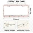 thumbnail image 2 of GZHJMY 2pcs Pretty Ballerinas License Plate Frame for Car Decorative Accessories Rustproof License Plate Cover with Screws for US Vehicles 12x6 Inch（73）, 2 of 7