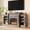 Grey, variant on 71" Fireplace TV Stand with 23" Electric Fireplace, Mid Century TV Console, Entertainment Center with Storage for Living Room, Bedroom