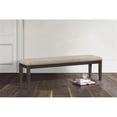 thumbnail image 2 of Lexicon Traditional Wood Dining Room Bench in Wire Brushed Brown, 2 of 6